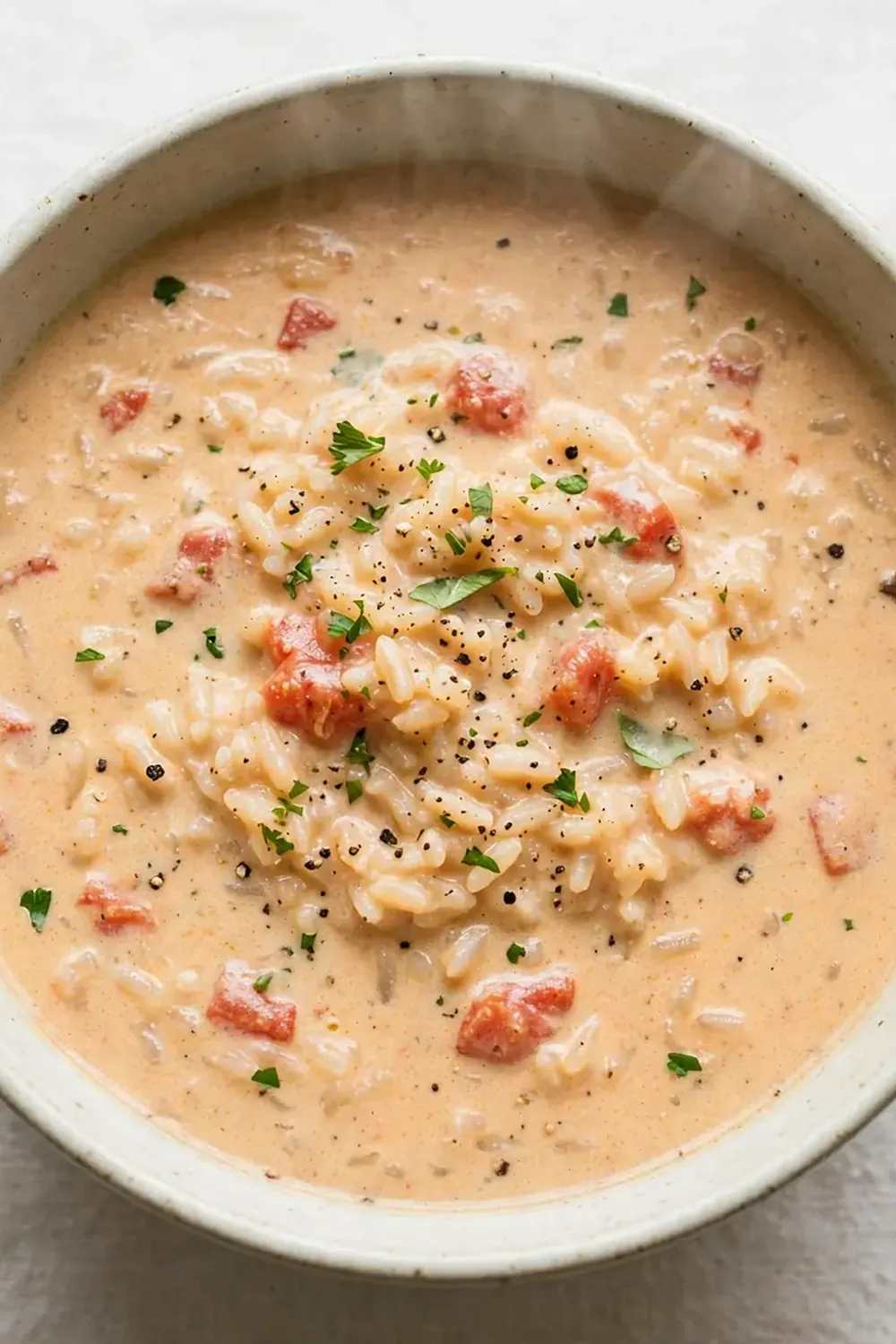 Creamy Tomato Rice Soup