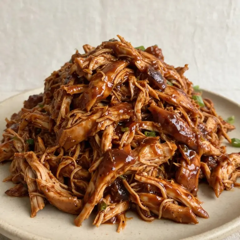 Crockpot Pulled BBQ Chicken – Saftig & unwiderstehlich