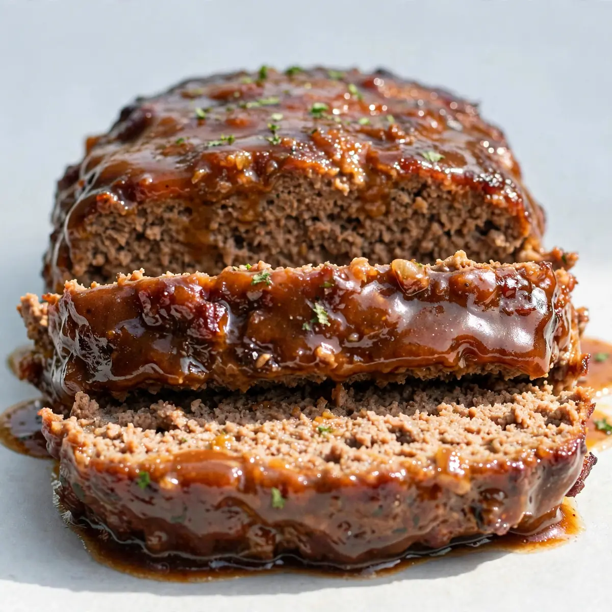 Der amerikanische Meatloaf-Klassiker mit Brauner Zuckerglasur