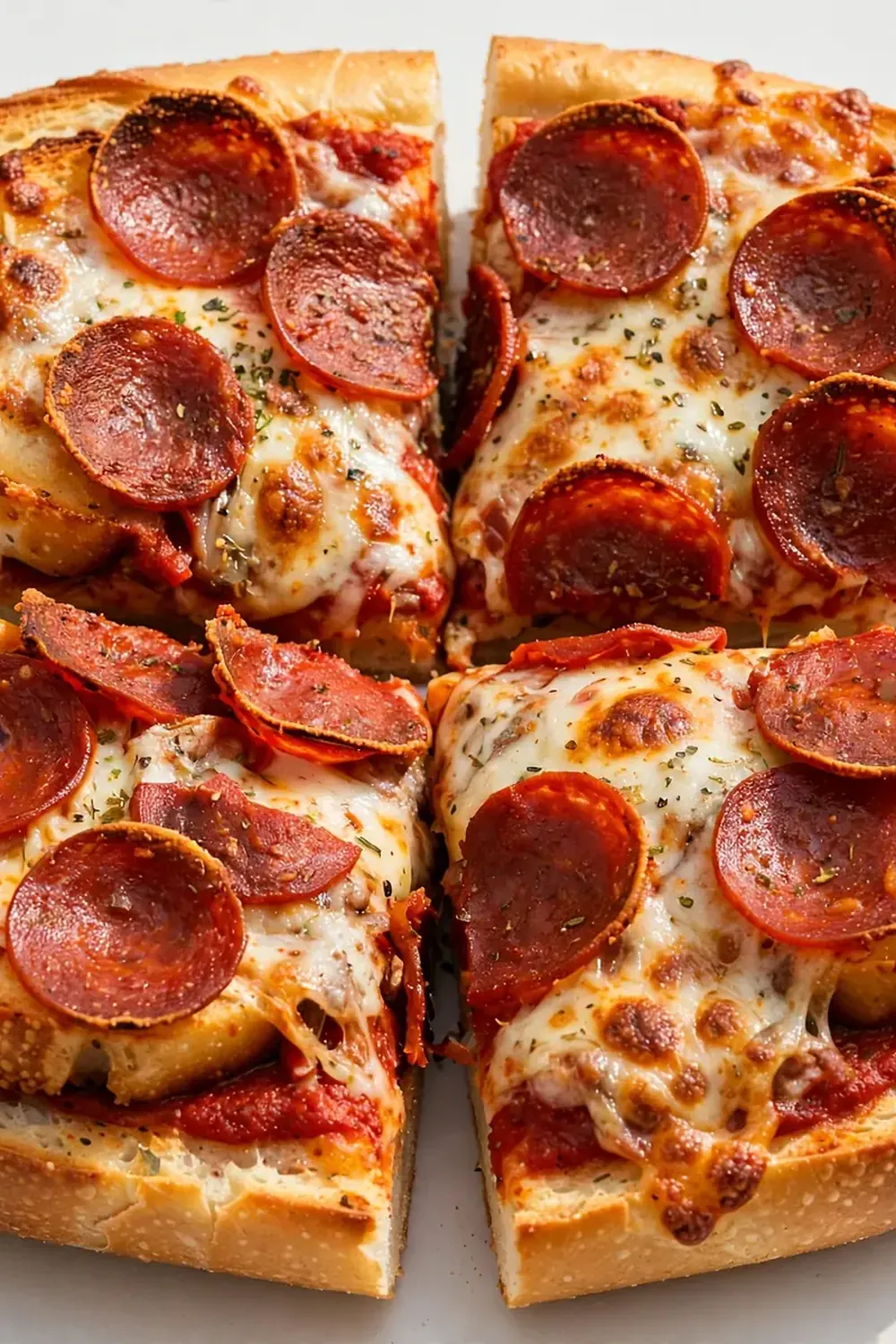 French Bread Pizza (Beef Pepperoni)