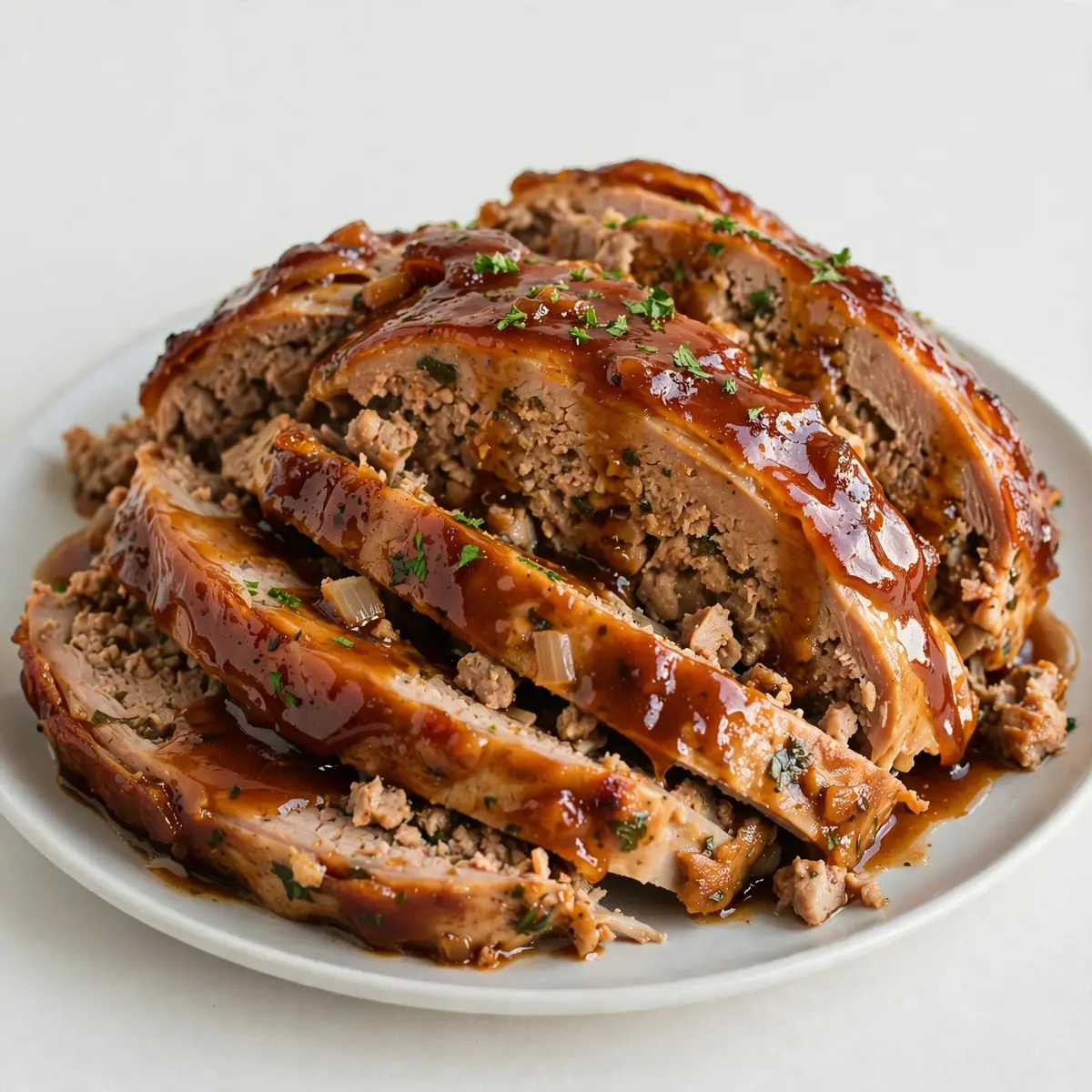 Puten-Hackbraten mit Glasur