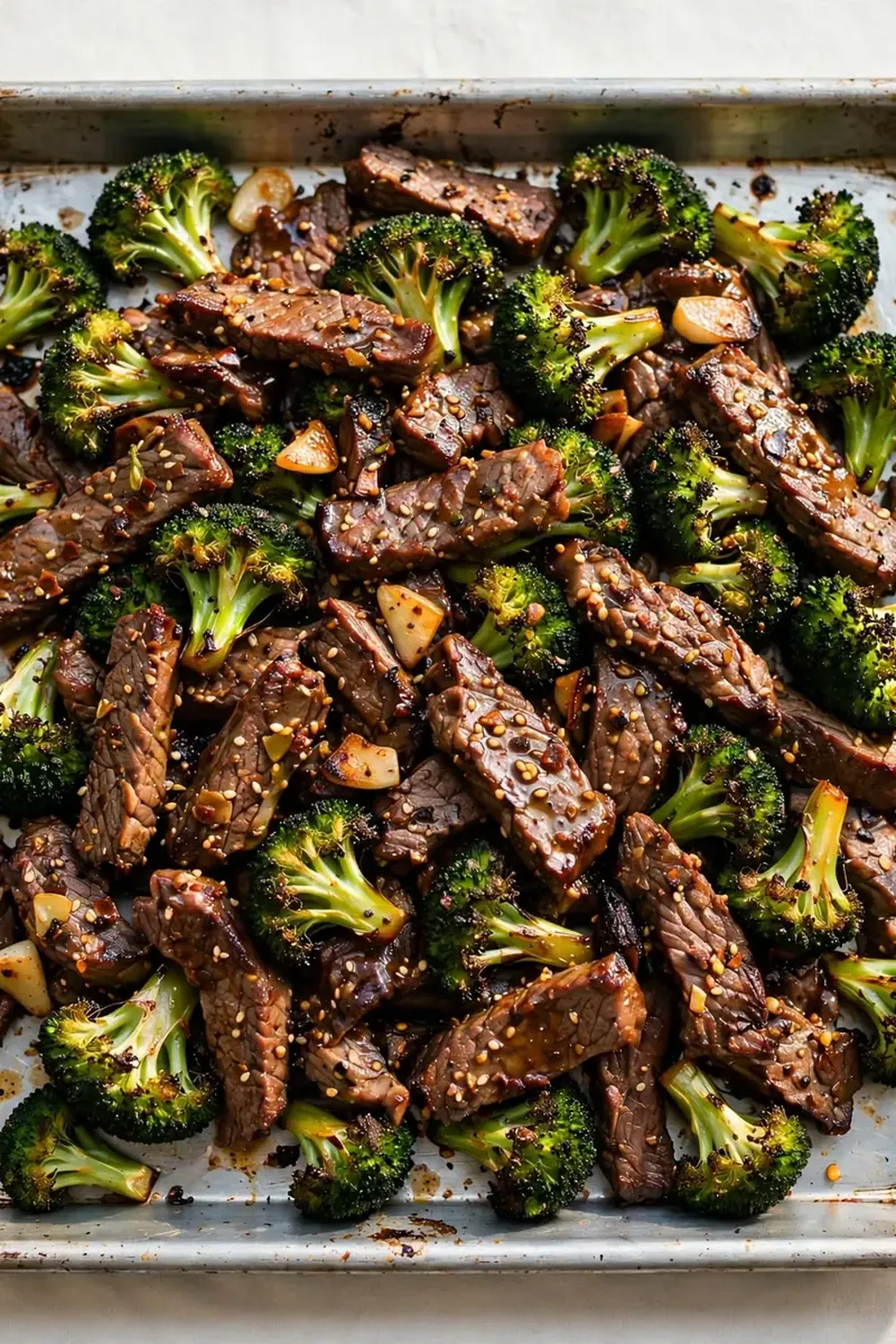 Sheet Pan Beef and Broccoli