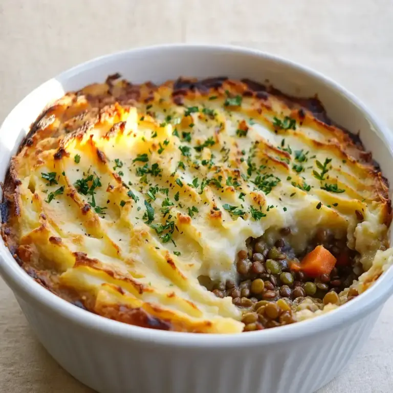 Restaurant-Qualität Budget Linsen-Shepherd’s Pie