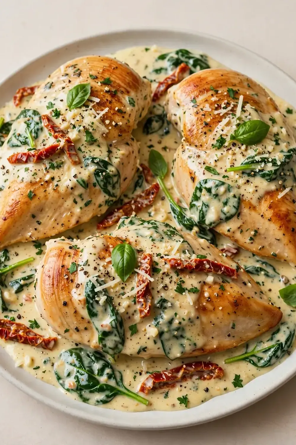 Creamy Tuscan Chicken Breasts