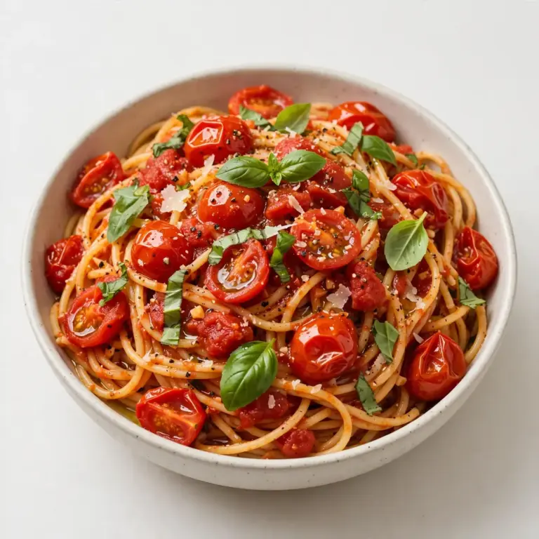 Restaurant-Qualität in 15 Minuten: Tomaten-Basilikum-Pasta