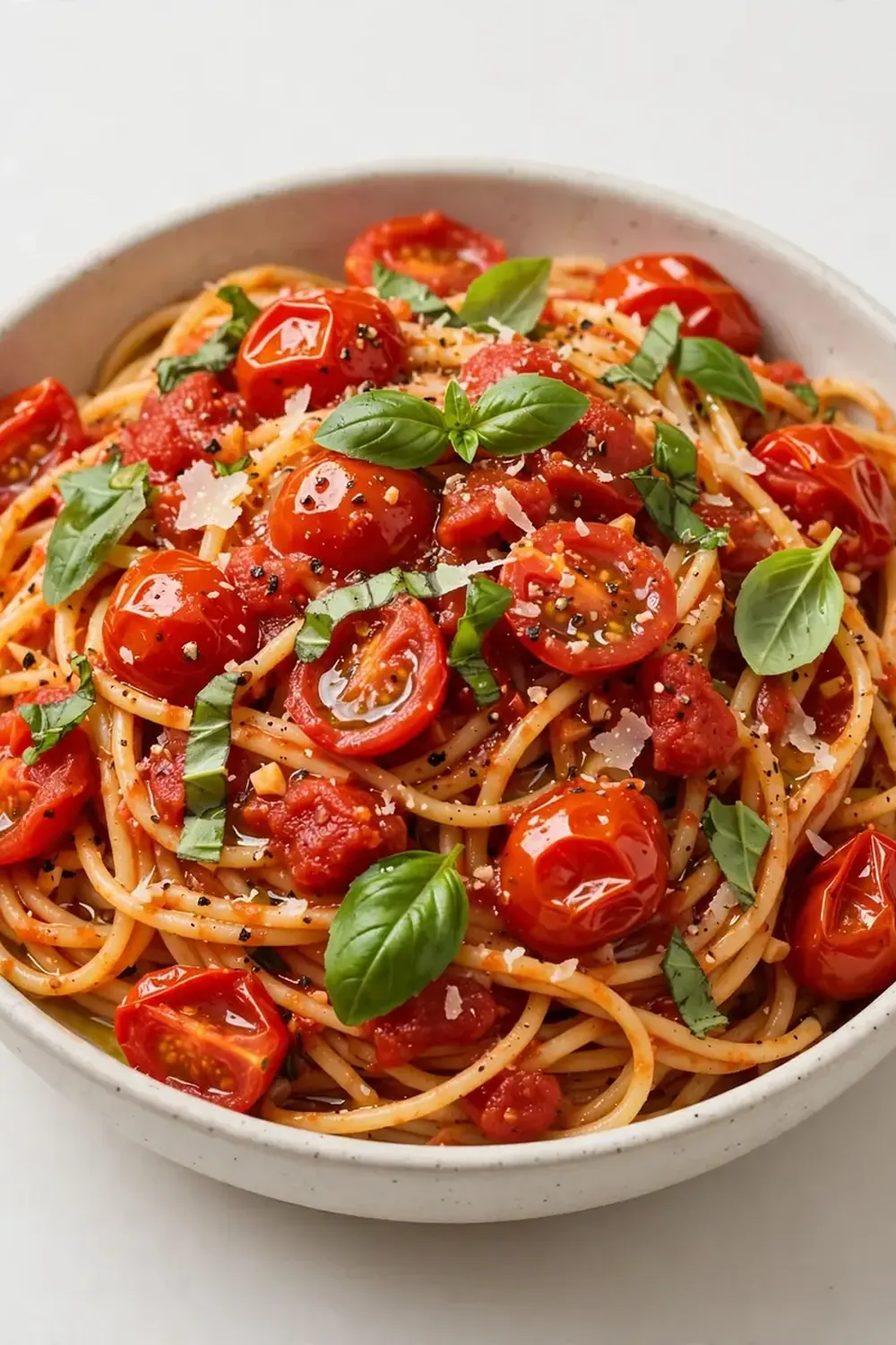 15-Minute Tomato Basil Pasta
