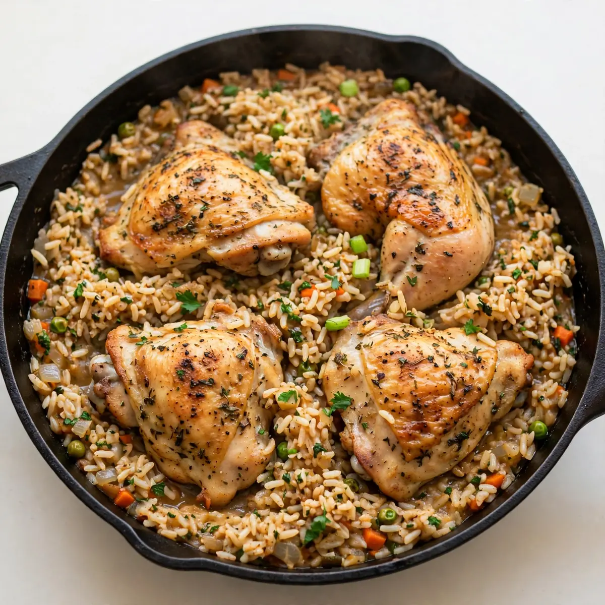 Restaurant-Qualität One-Pot Chicken and Rice für Gäste