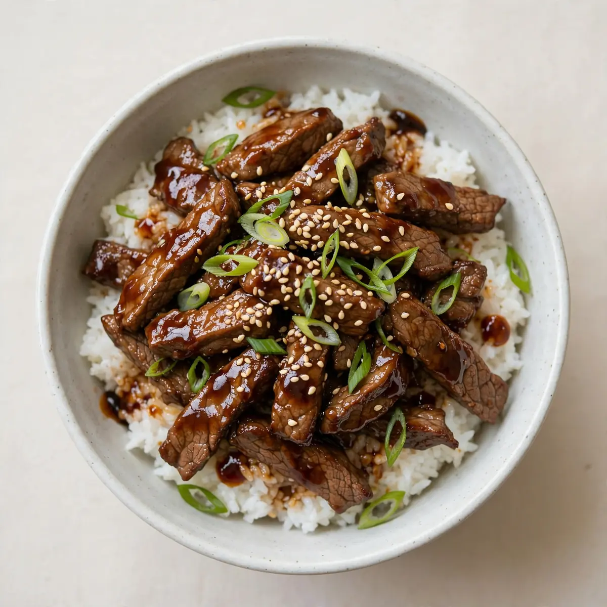 Restaurant-Qualität: Schnelle Teriyaki Beef Rice Bowls
