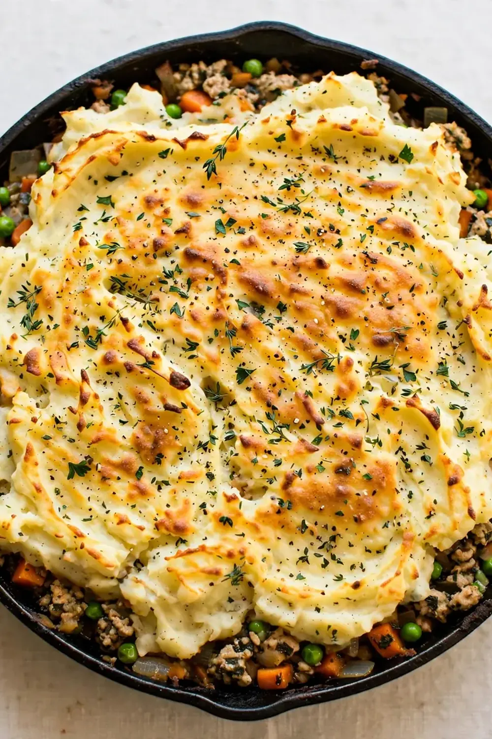 Ground Turkey Shepherd’s Pie Skillet