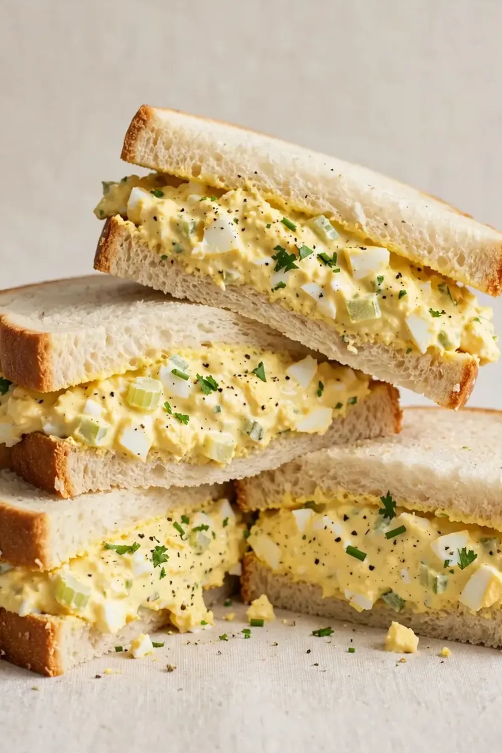 Classic Egg Salad Sandwiches