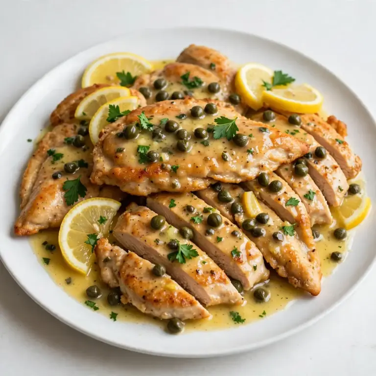 Restaurant-Würdige Schnelle Chicken Piccata
