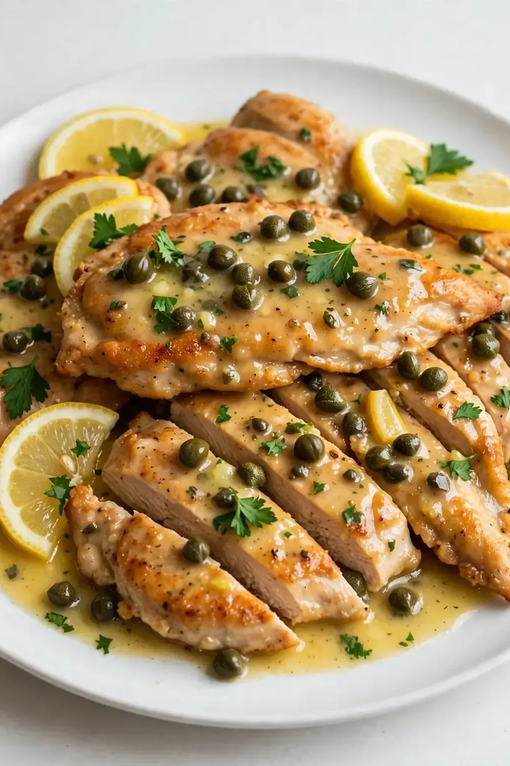 Fast Chicken Piccata (No Wine)