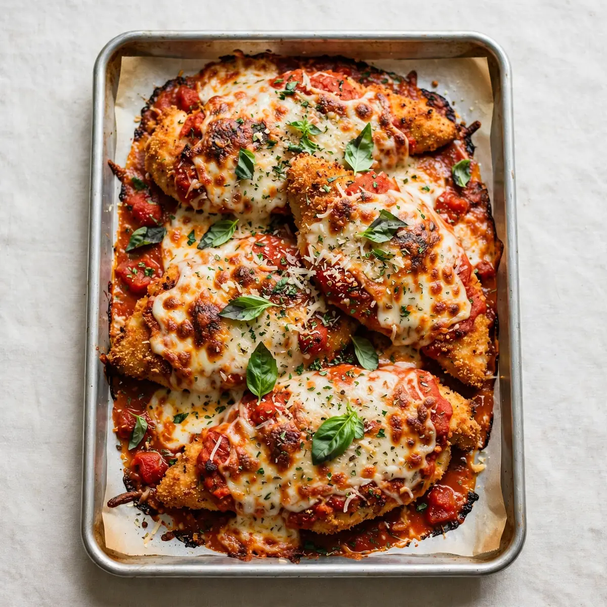 Restaurant-Würdiges One-Pan Chicken Parmesan