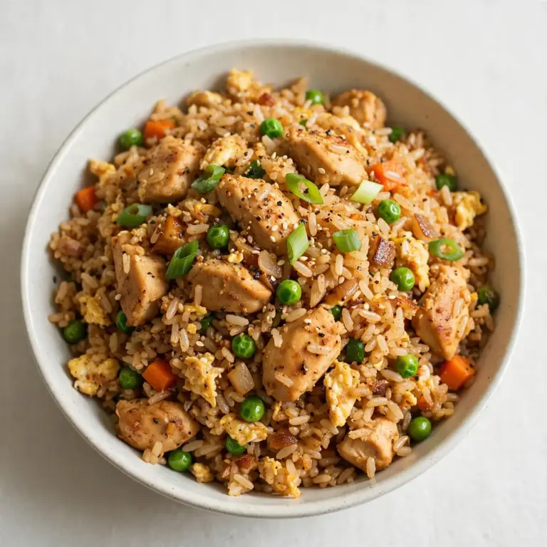 Restaurant-Würdiges Schnelles Chicken Fried Rice