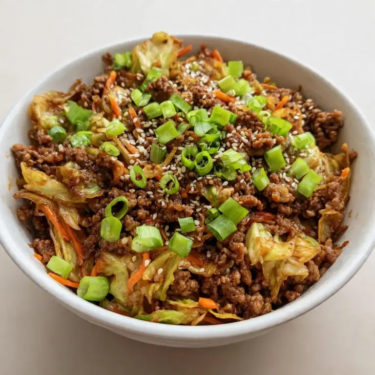 Restaurantwürdiges 15-Minuten Egg Roll in a Bowl