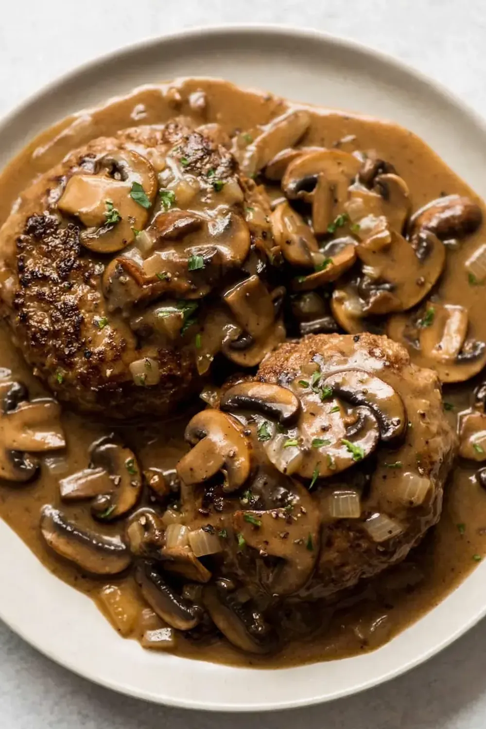Salisbury Steak with Mushroom Gravy