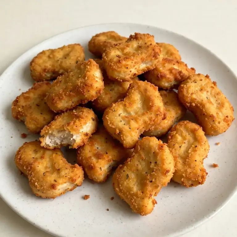 Selbstgemachte Chicken Nuggets wie vom Fastfood-Liebling