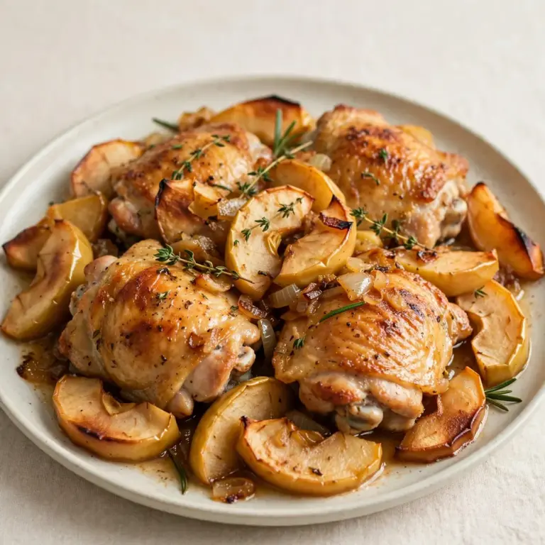 Gemütliches Baked Apple Chicken Fürs Wochenende