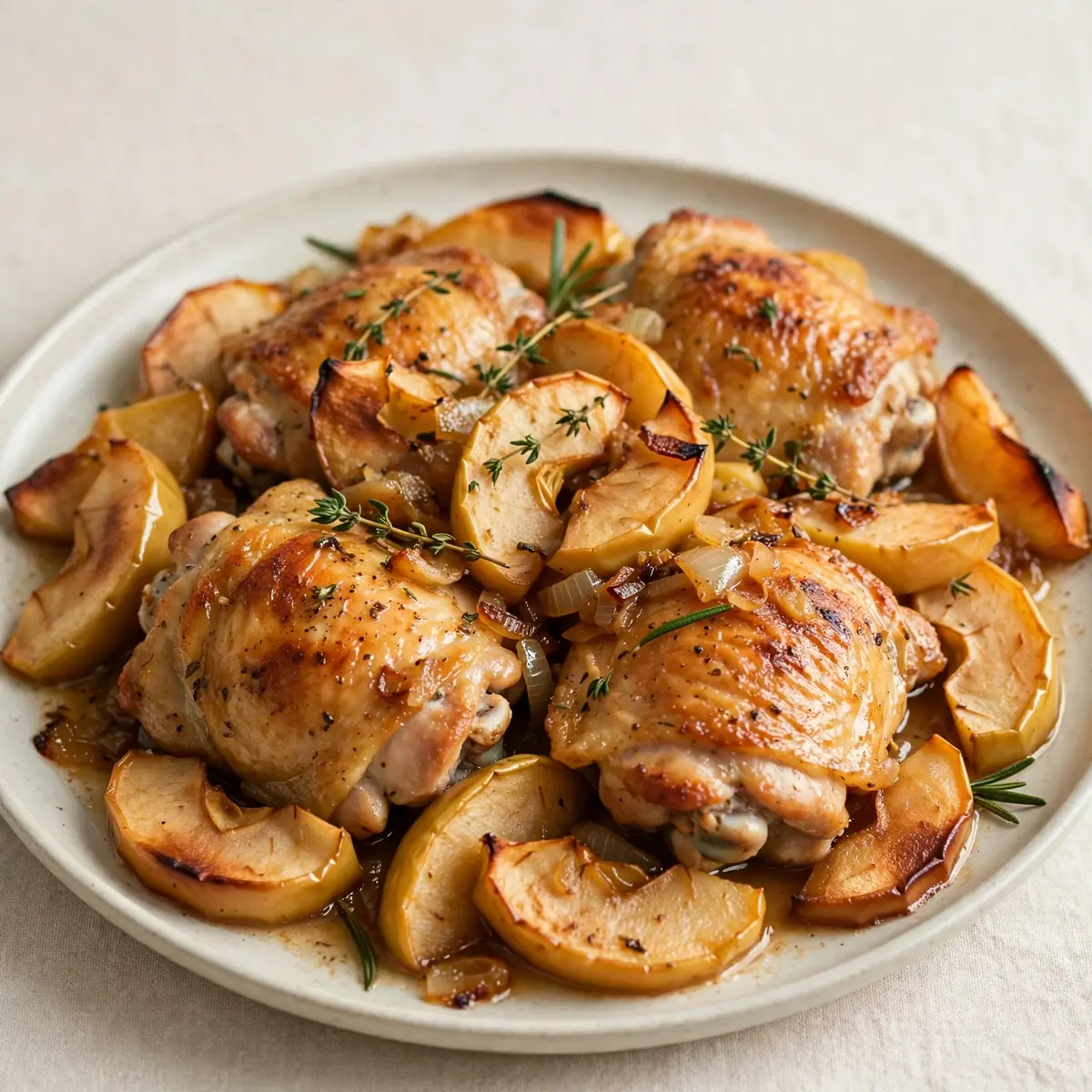 Gemütliches Baked Apple Chicken Fürs Wochenende