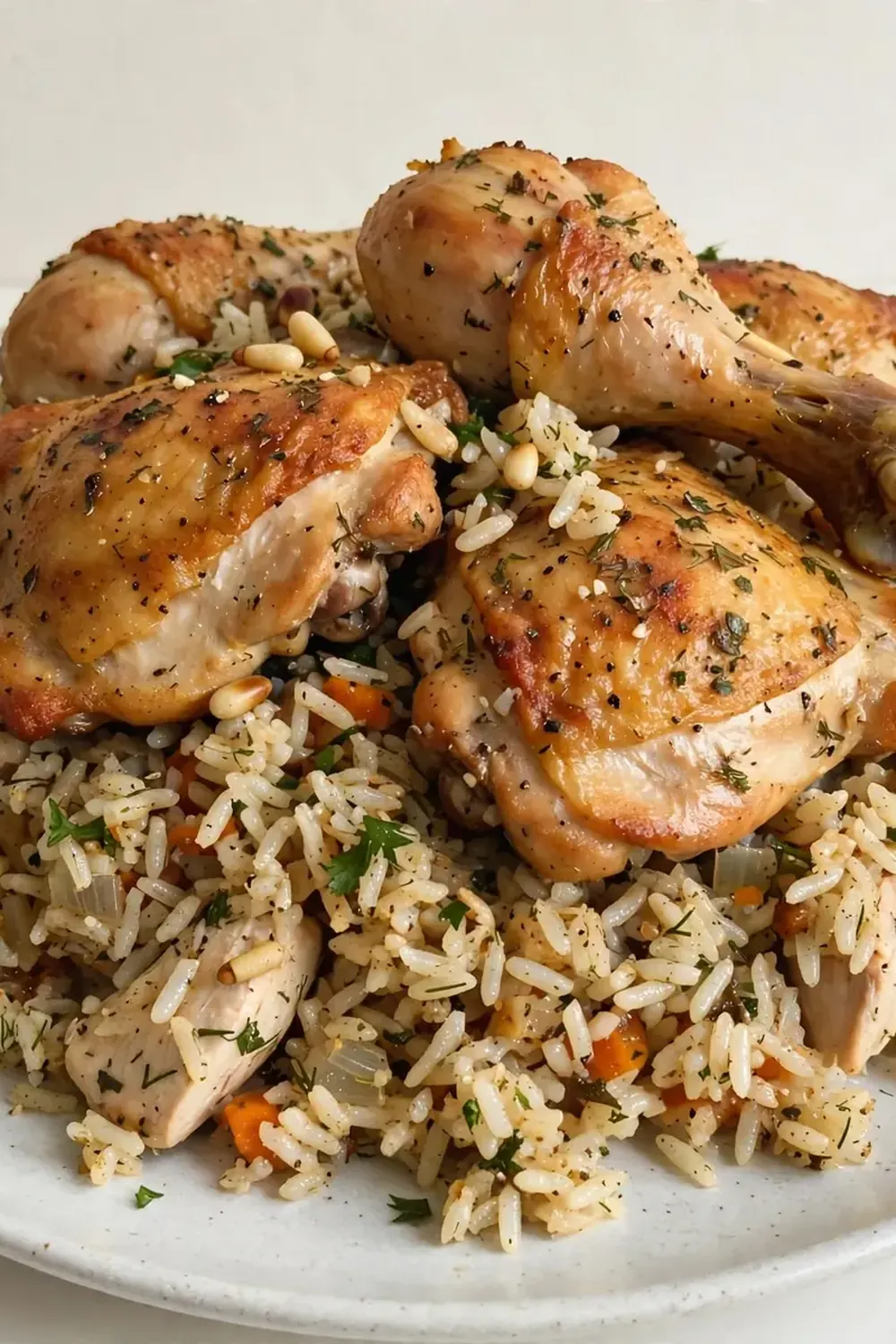 fast chicken and rice pilaf