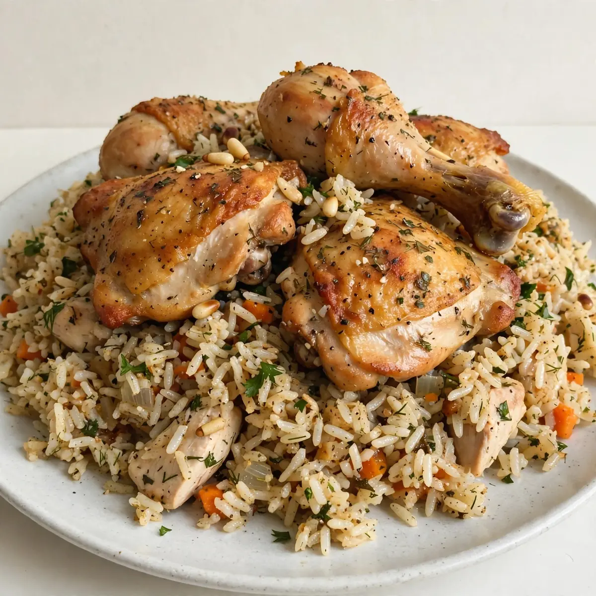 Gemütliches Chicken and Rice Pilaf fürs Wochenende
