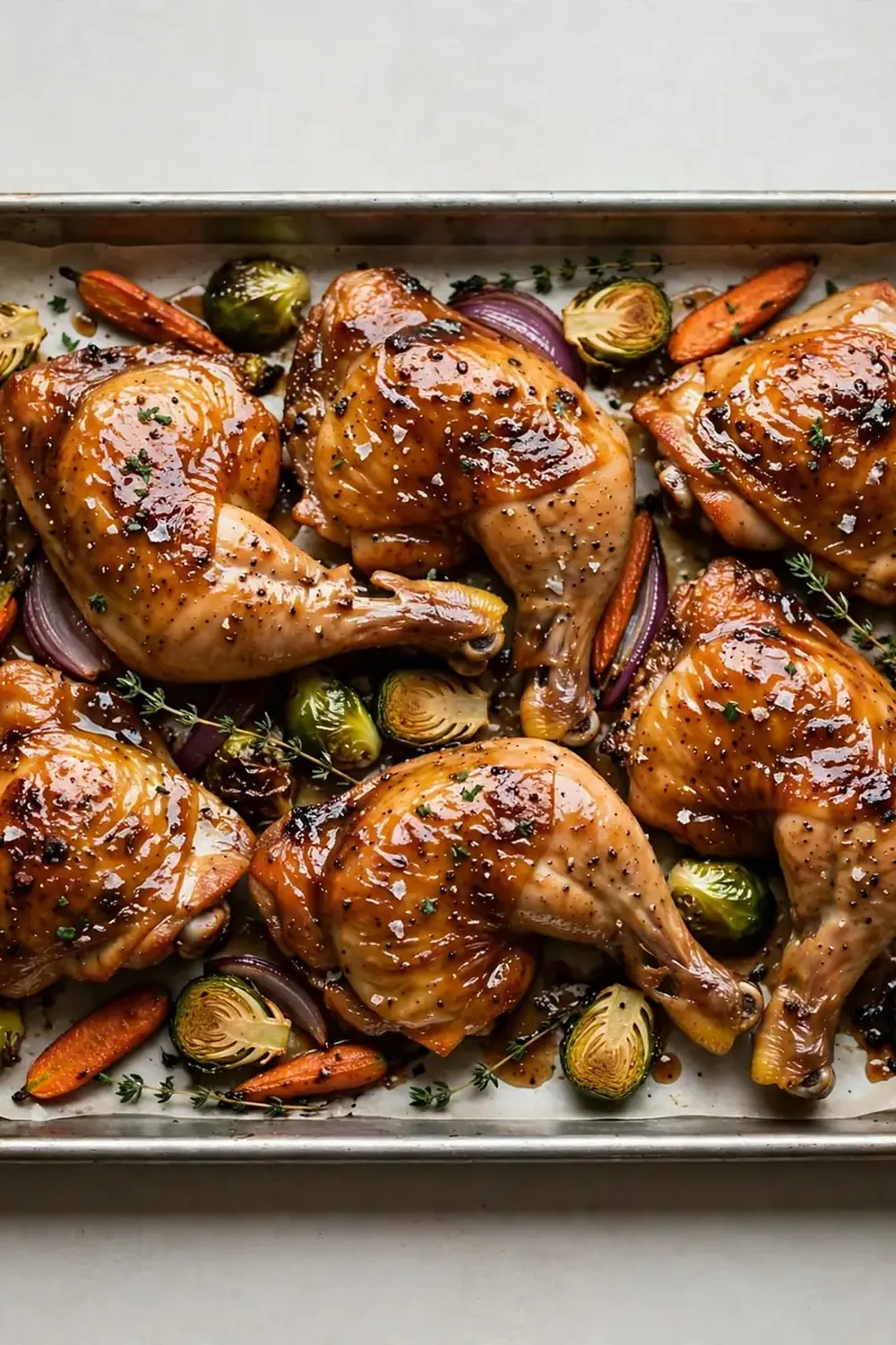 sheet pan maple dijon chicken