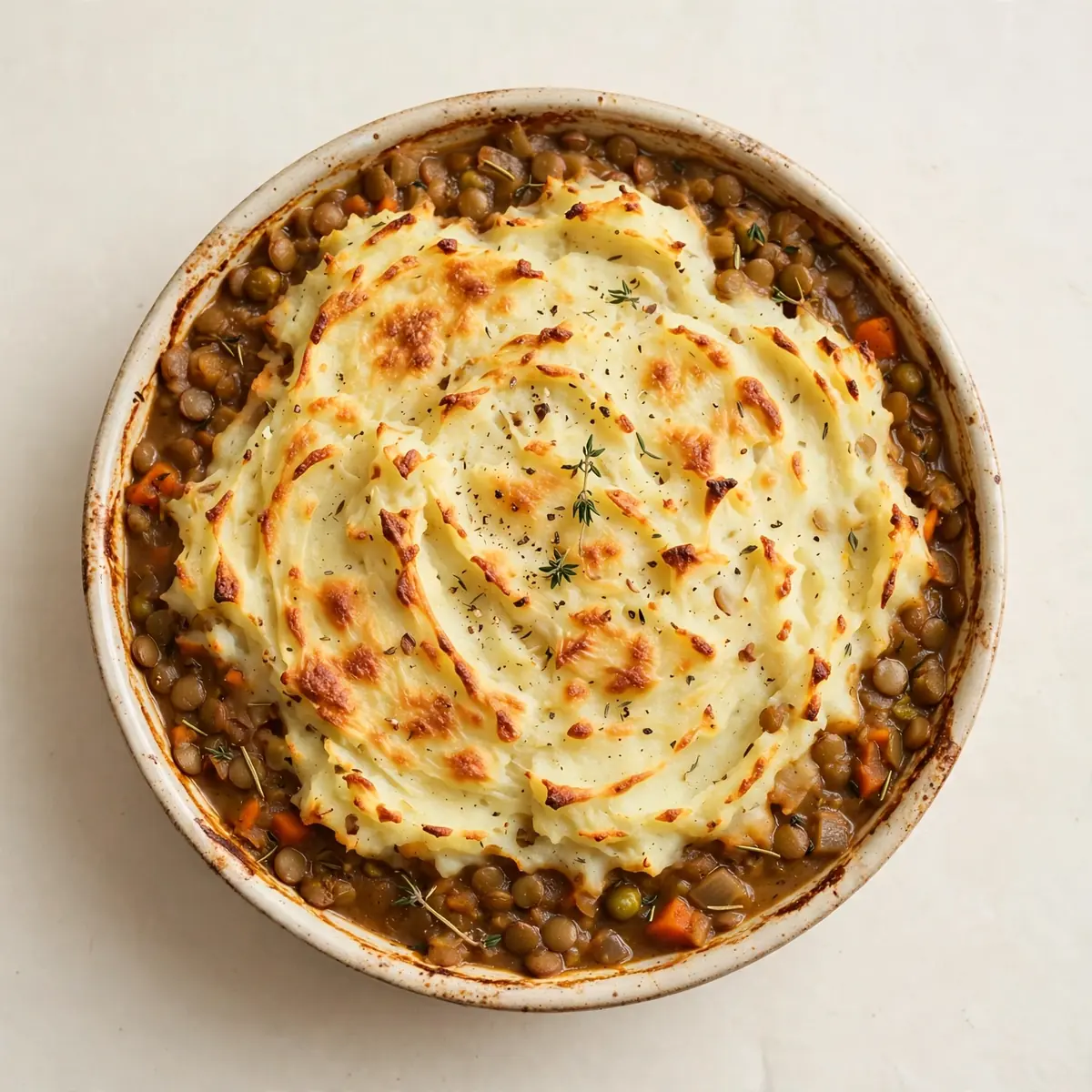 Herzhafter Shepherd's Pie Mit Linsen Zum Genießen