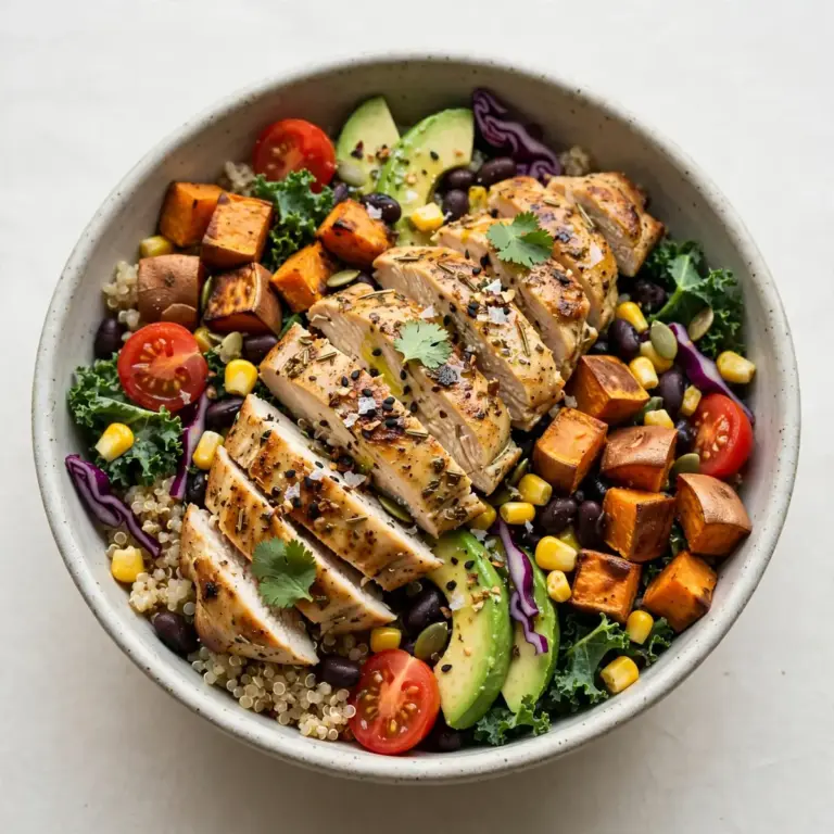 Schnelle Harvest Chicken Bowl Zum Wohlfühlen