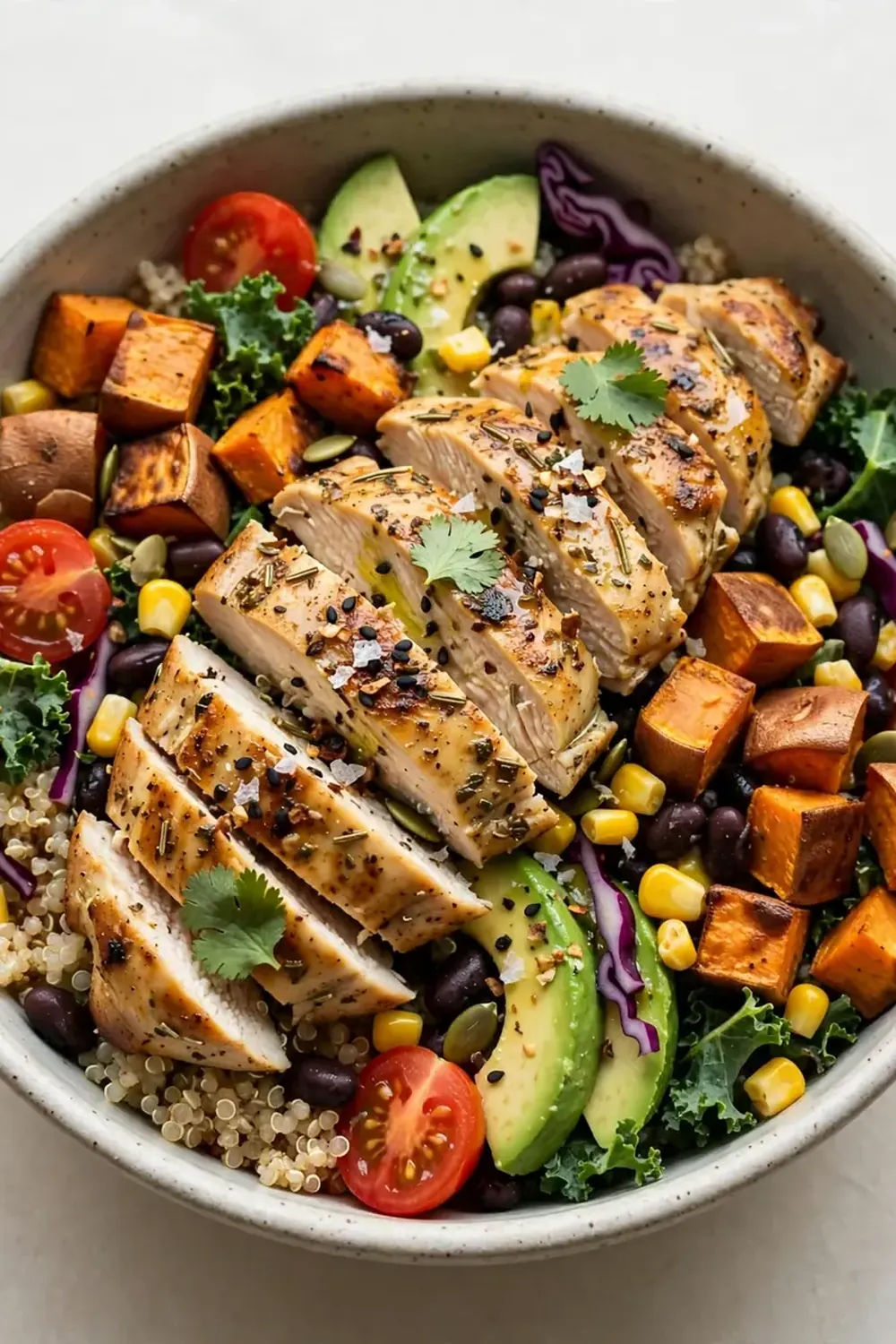 quick harvest chicken bowl