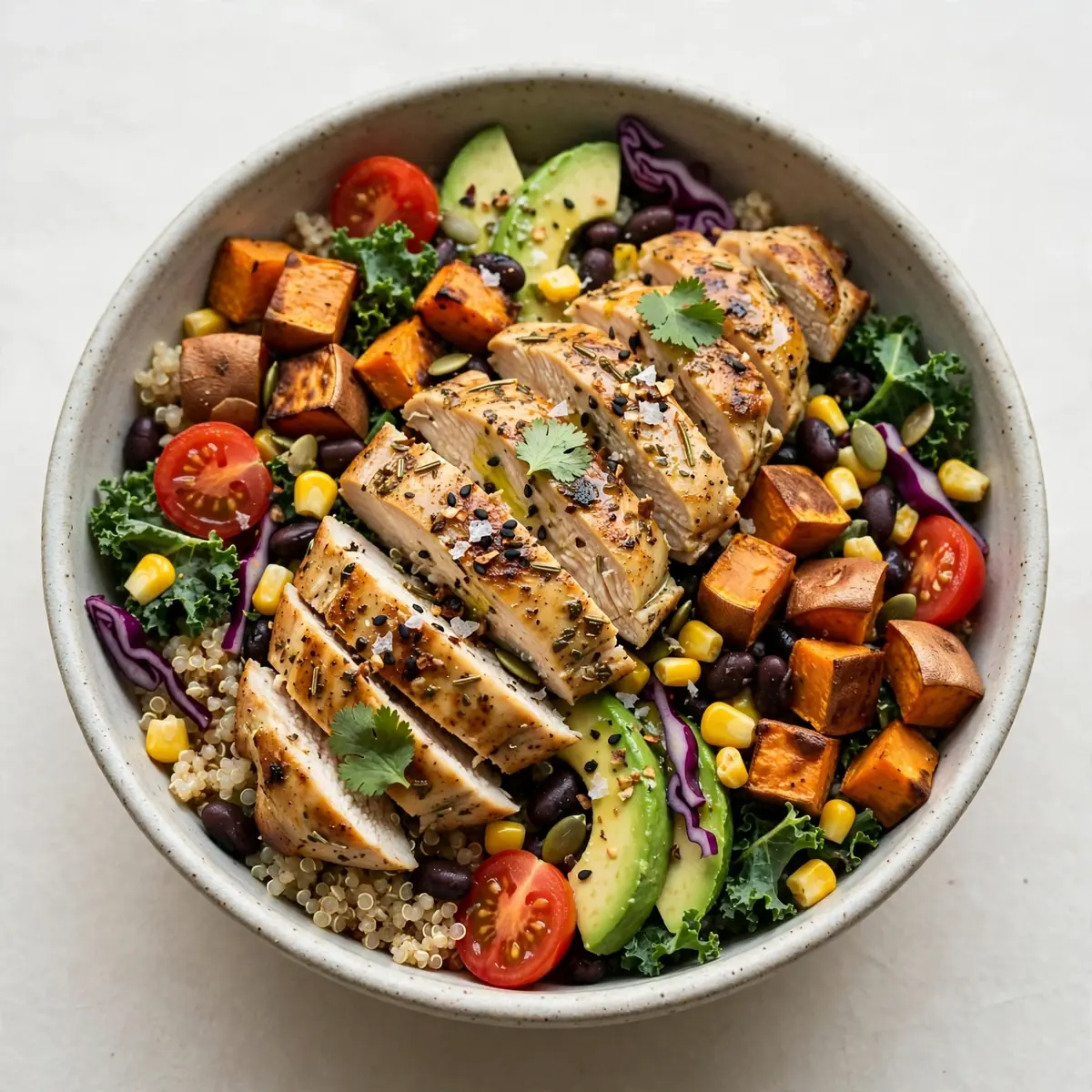 Schnelle Harvest Chicken Bowl Zum Wohlfühlen